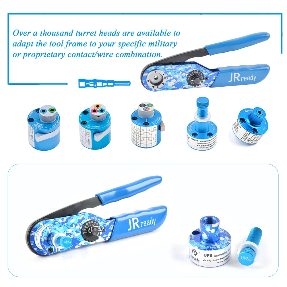 JRready ST1023-ASF1 Kit NEW-ASF1 M22520/1-01 Crimp Tool  M22520/1-04 M22520/1-02 Positioner For