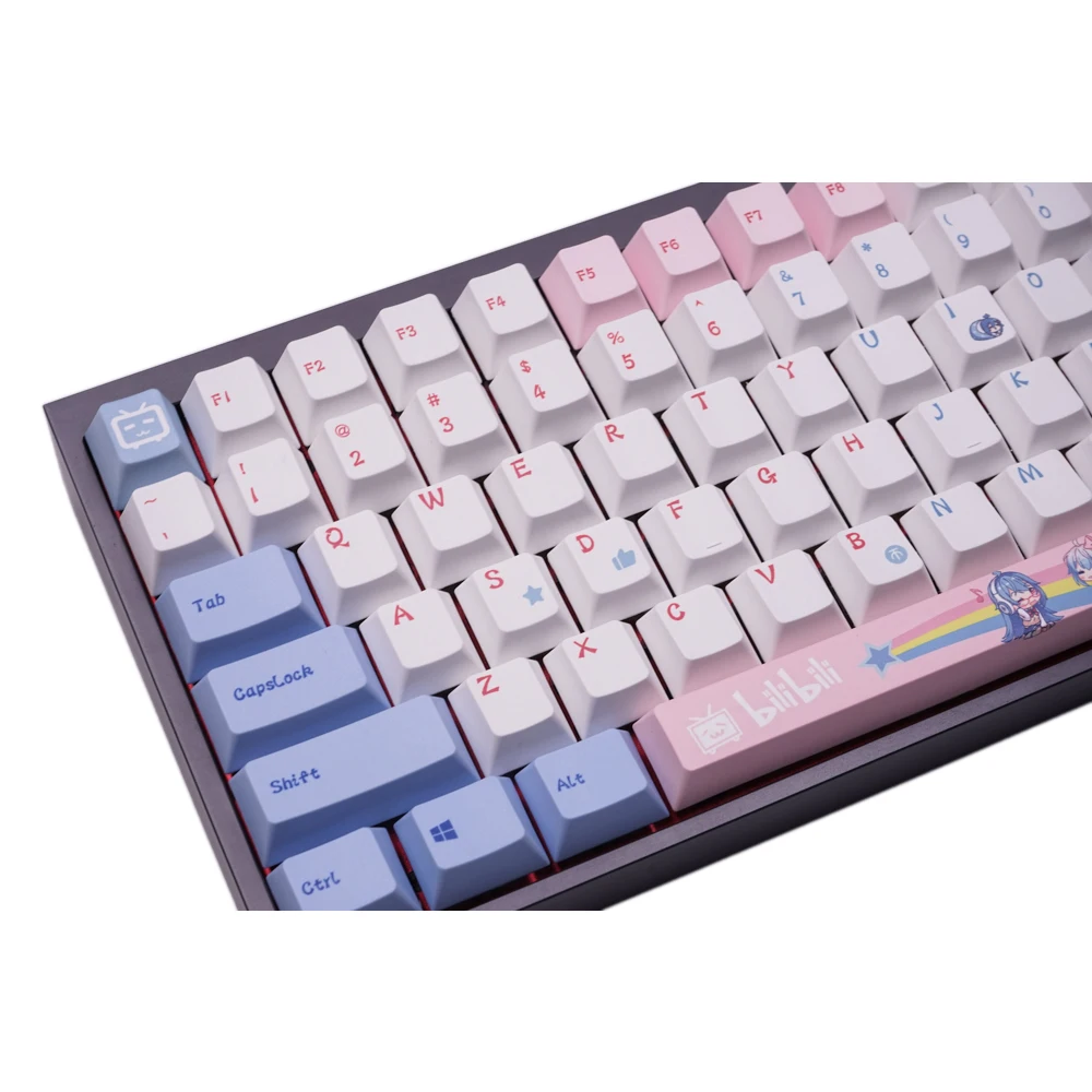 

G-MKY BILIBILI 108 Keycaps Cherry Profile Dye-Sublimation keycap Thick PBT Keycaps MX Switch Mechanical Keyboard Keycap