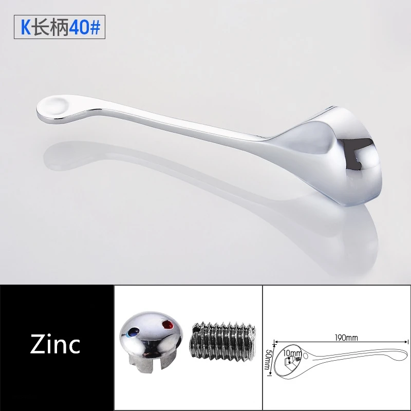 Manija de grifo para lavabo de baño, cubierta de repuesto para ducha, bañera, grifo de cocina, piezas de reparación de carrete 35/40, accesorios de