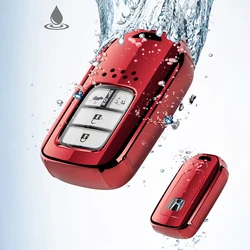 TPU Car Remote Key Full Cover Case Keychain For Honda Accord Civic CR-V XR-V MK10 Spirior Pilot Fit City Freed Jade Key Protect