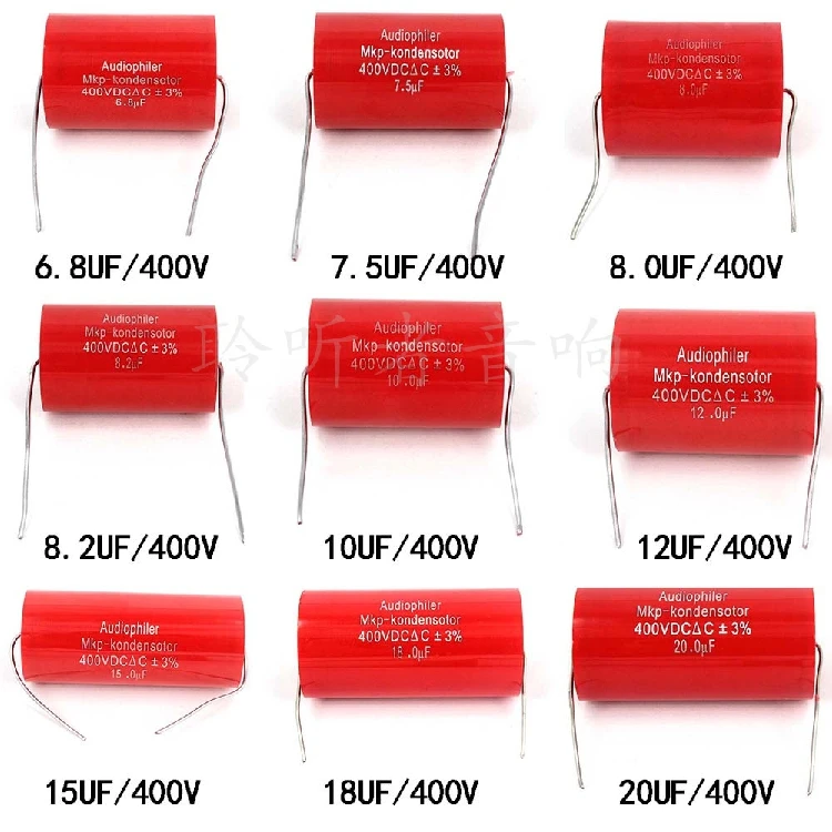 MKP Audiophiler Metal film axial  audio capacitor 100uf 47uf 82uf 150uf 50uf 60uf 68uf 75uf 200uf