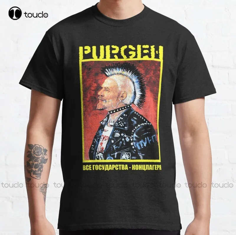 ใหม่ Purgen-คลาสสิกเสื้อยืด Tshirt ผ้าฝ้าย Tee เสื้อ S-5Xl