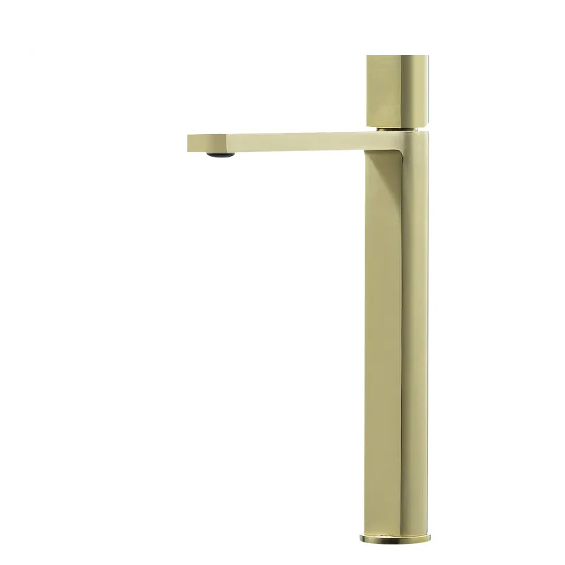 New arrival Bathroom basin Faucet black Water mixer Cold And Hot Water Tap Sink Taps chrome Deck Mounted Crane Taps brush gold