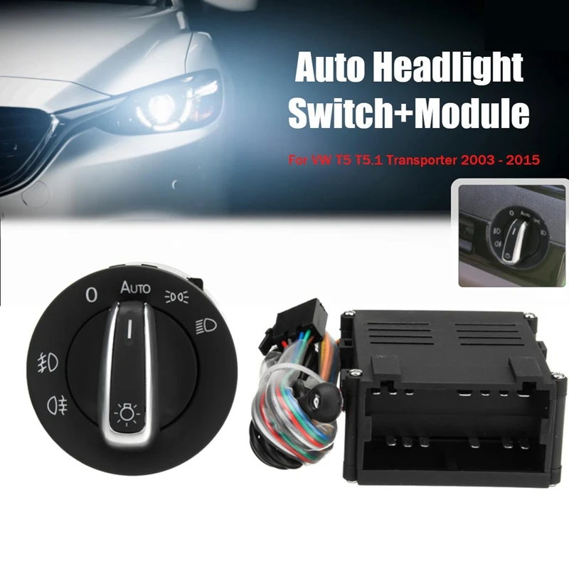 Car Auto Automatic Headlight Sensor Knob Switch Control Module For Volkswagen Golf 4 Mk4 Jetta Mk4 Passat B5 Balo Bora Beetle T5