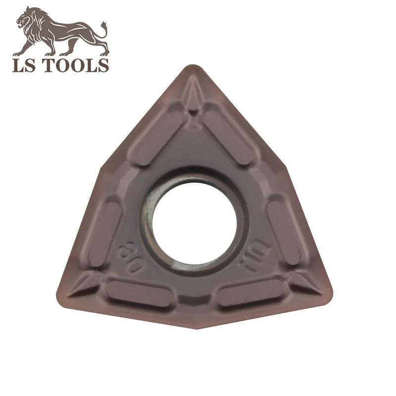 

LS TOOLS External Turning Tools CNC Carbide Inserts Lathe Insert Blade WNMG080404 MQ WNMG080408 for Metal Steel Stainless steel