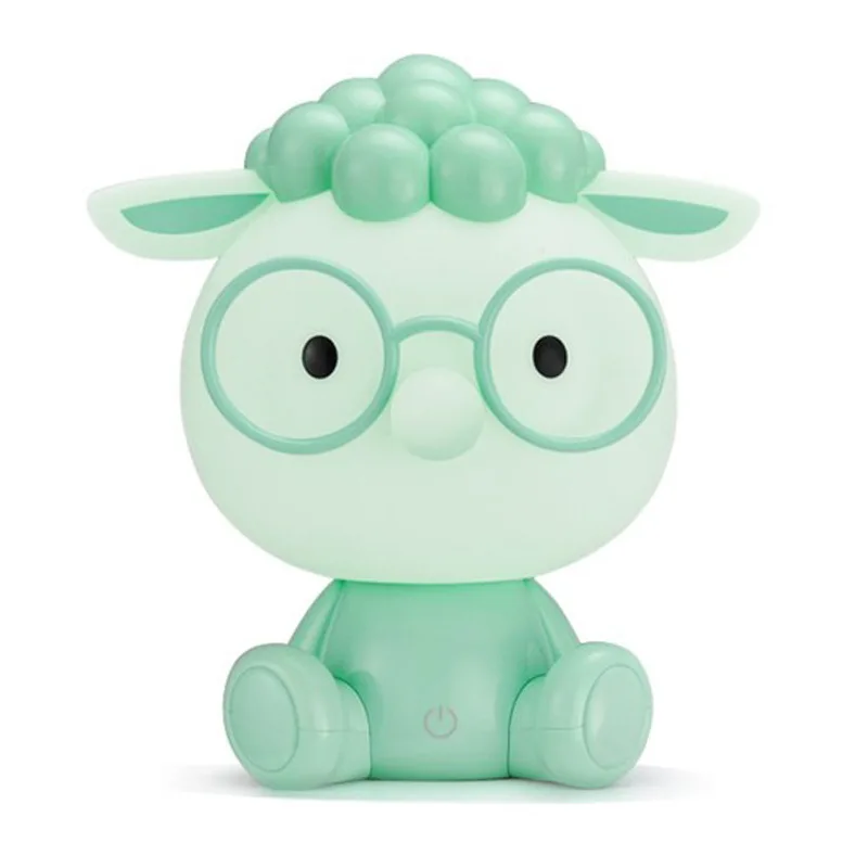 Spectacled Sheep Touch Night Lights Kids Rooms Children Lamp Sleep Light USB Night Light Cartoon Night Lamp Baby Feeding Bedroom