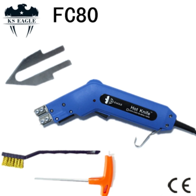 80 W Electric Foam Heat Wire Tool Grooving Cutter Blades Various Kit New Hand Hold Heating Knife Cutter Hot Cutter