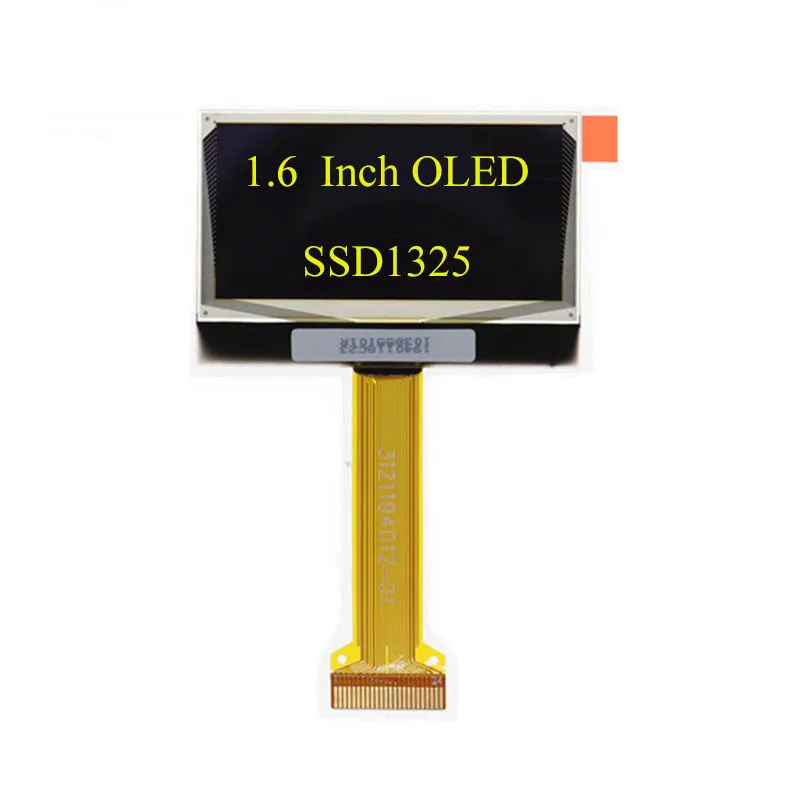 1.6 inch 24PIN SPI Yellow OLED Screen SSD1325 Drive IC 128*64 Parallel Interface