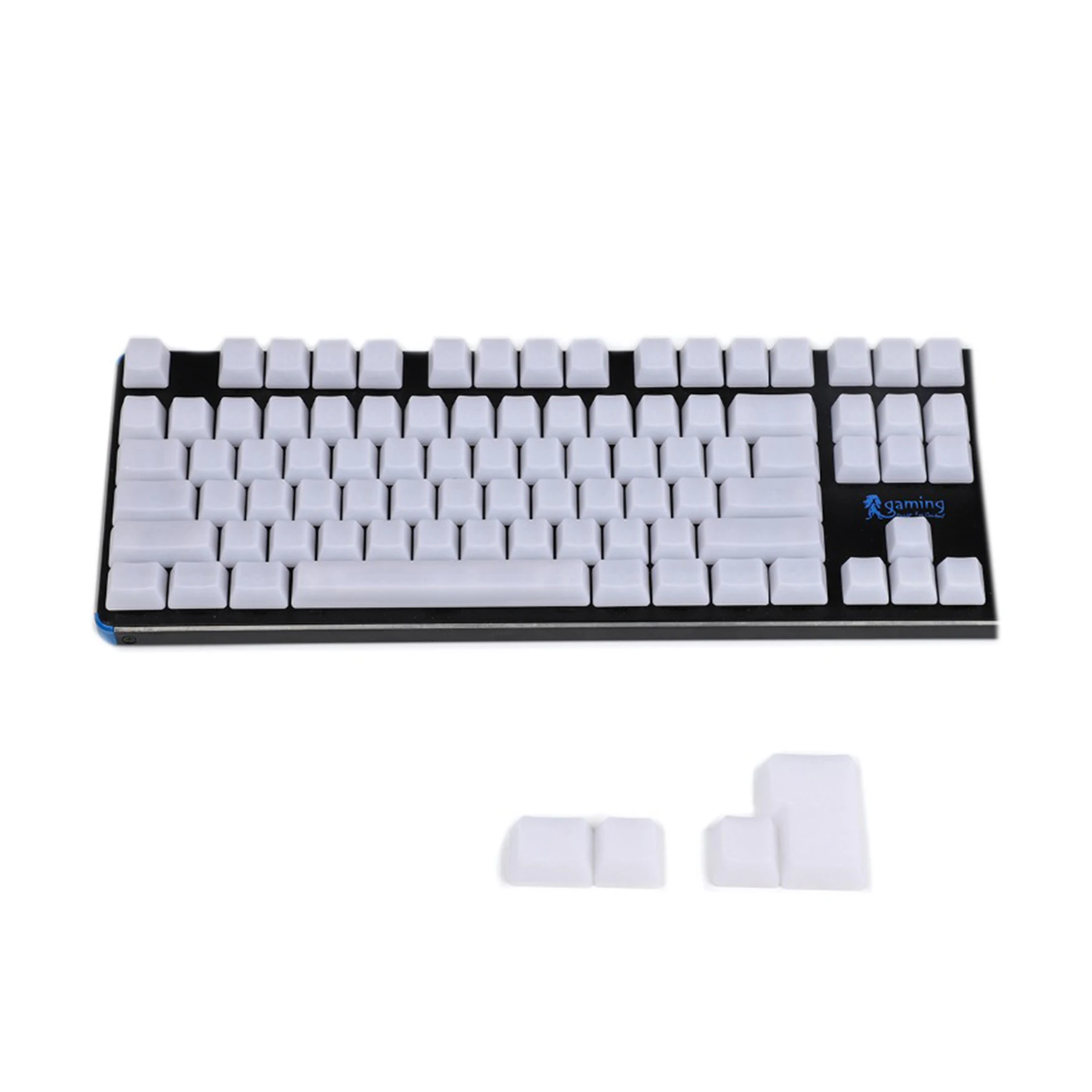 OEM Profile ANSI ISO 108 87 61 Phím ABS Sữa Sương Mù Trống Sáng Bóng Theo GK61 Keycaps Cho Bàn Phím Cơ RGB keychron