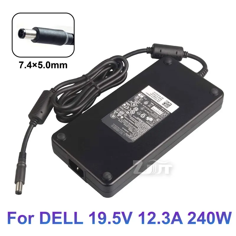 

19.5V 12.3A 240W 7.4*5.0mm Power Adapter Charger For DELL Alienware M17x R4 M18x X51 Precision M6400 M6500 M6600 M6800 PA-9E