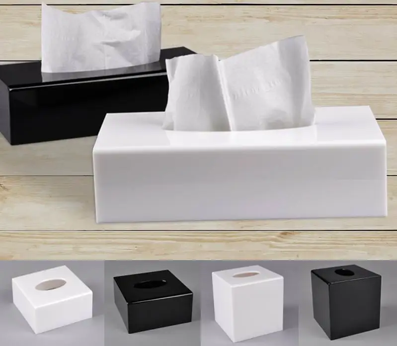 QL Modern Acrylic Tissue Box, Tissue Holder, Tissue Dispenser  tissue box  baby wipes box