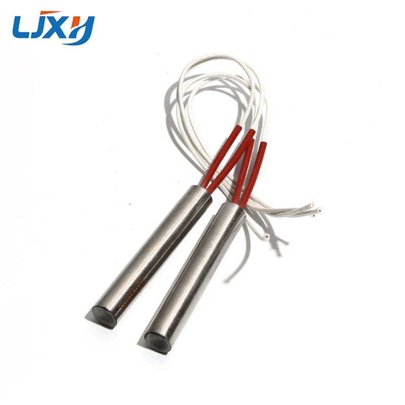 LJXH 2PCS 12.5mm 80~150mm Tubular Cartridge Heater 110/220/380V 304SS Electric Heating Pipe 310/330/390/470/580W Resistance Part