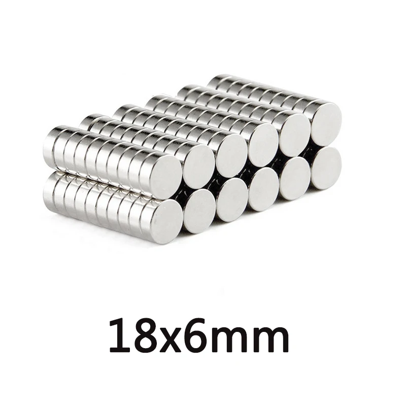 

20/30/50pcs 18x6 mm Neodymium Disc Magnet 18mmx6mm Permanent Magnetic 18x6mm Bulk Small Round Magnets Dia 18*6 mm N35