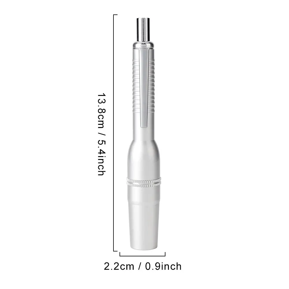 Silver Three-needle Blood Lancing Pen Cupping Acupuncture Massage Device For Blood Test Blood Collection Device Adjustable Depth