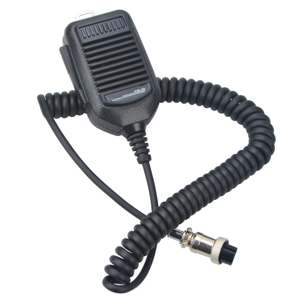 Hand Mic HM-36 Remote Control Microphone Speaker for IC-718 IC-7600 IC-756PROIII IC-725 IC-707 IC-910 HF Mobile Transceiver-