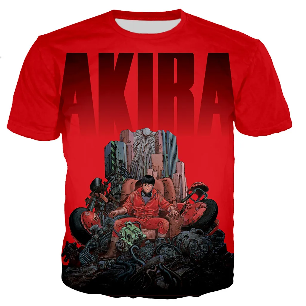 Akira T Shirt Men/women 3D Printed T-shirts Casual Harajuku Style Tshirt Streetwear Tops Dropshipping