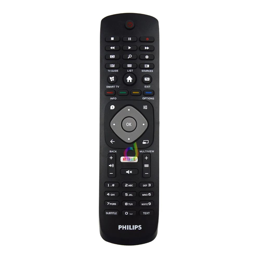 Television Remote Control Household Bedroom Replacement Accessories for PHILIPS TV with NETFLIX HOF16H303GPD24 398GR08B