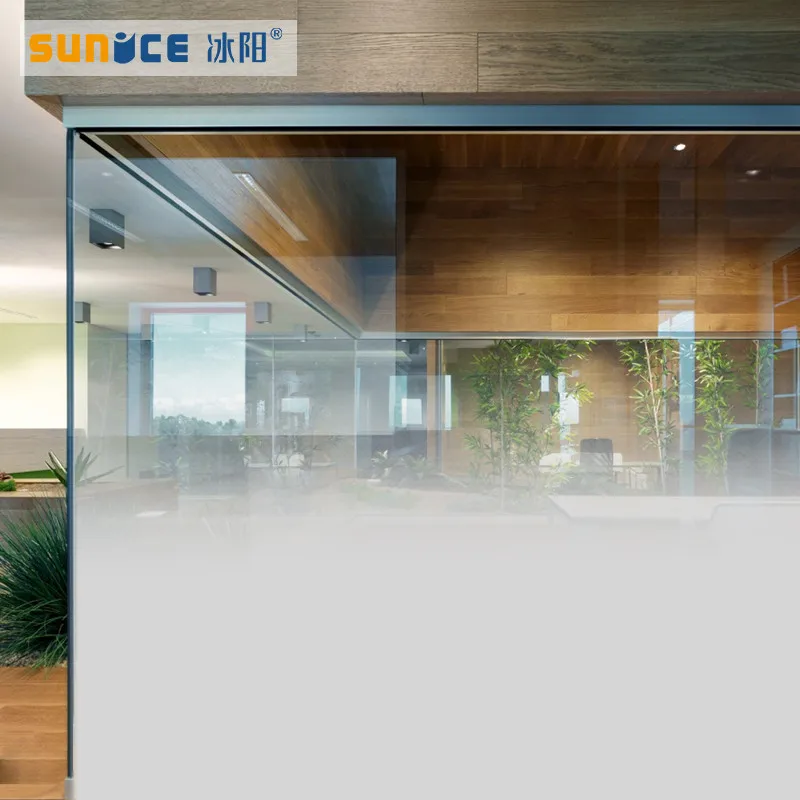 SUNICE 1.52*2m Semi-Privacy One Way Gradient Window Film White Dot Glass Tint Door Glass Decoration Stickers Self-Adhesive Film