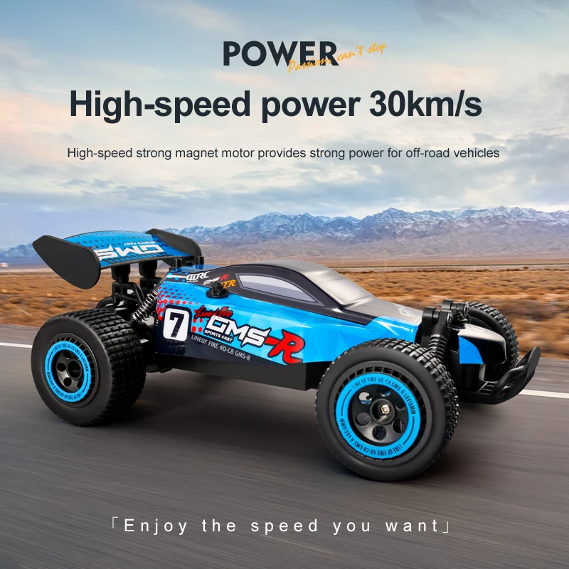 

RC Car 30km/h High Speed Car 2.4G Radio Controled Machine 1:18 Remote Control Buggy Off-Road Control Car Boys Toys For Children