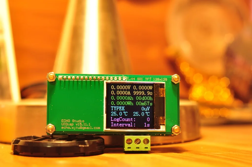 Umedidor de tensão e corrente de 5 bits, gravador registrador de dados com cabeça de derivação