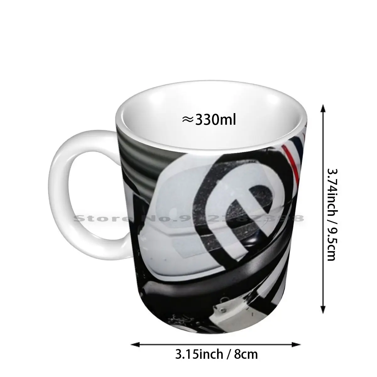 Biker Brothers Speed Ceramic Mugs Coffee Cups Milk Tea Mug Z1000 Monster H2 Japanese Motorcycle Motorcycle Motorcycle Sport