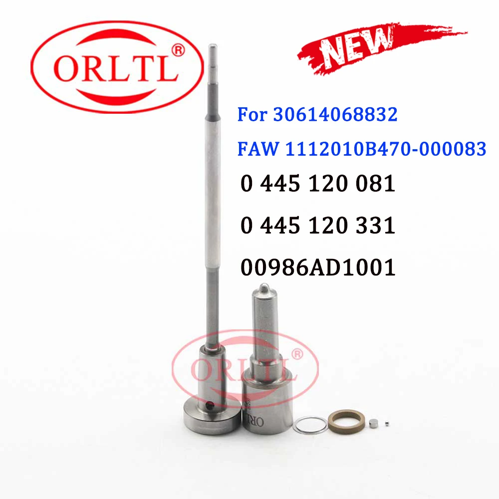 ORLTL 0 445 120 081 Fuel Injector Repair kits Nozzle DLLA151P1656 0433172017 Valve F00R J03 285 For FAW 0445120081 0445120331