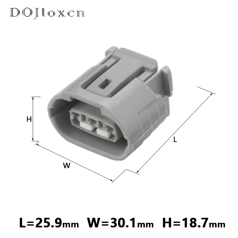 1/5/10/20/50Sets 3Pin Automotive Grey Connector ALTERNATOR LEAD REPAIR Fits For Mitsubishi Oval Harness Plug 6188-0282 6189-0443