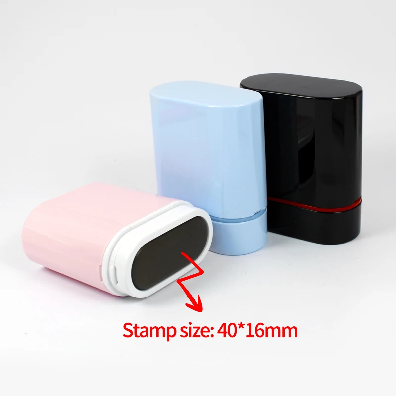 Custom Signature Name Logo Stamp Personalized Photosensitive Flash Seal Self Inking Stamp Stamp