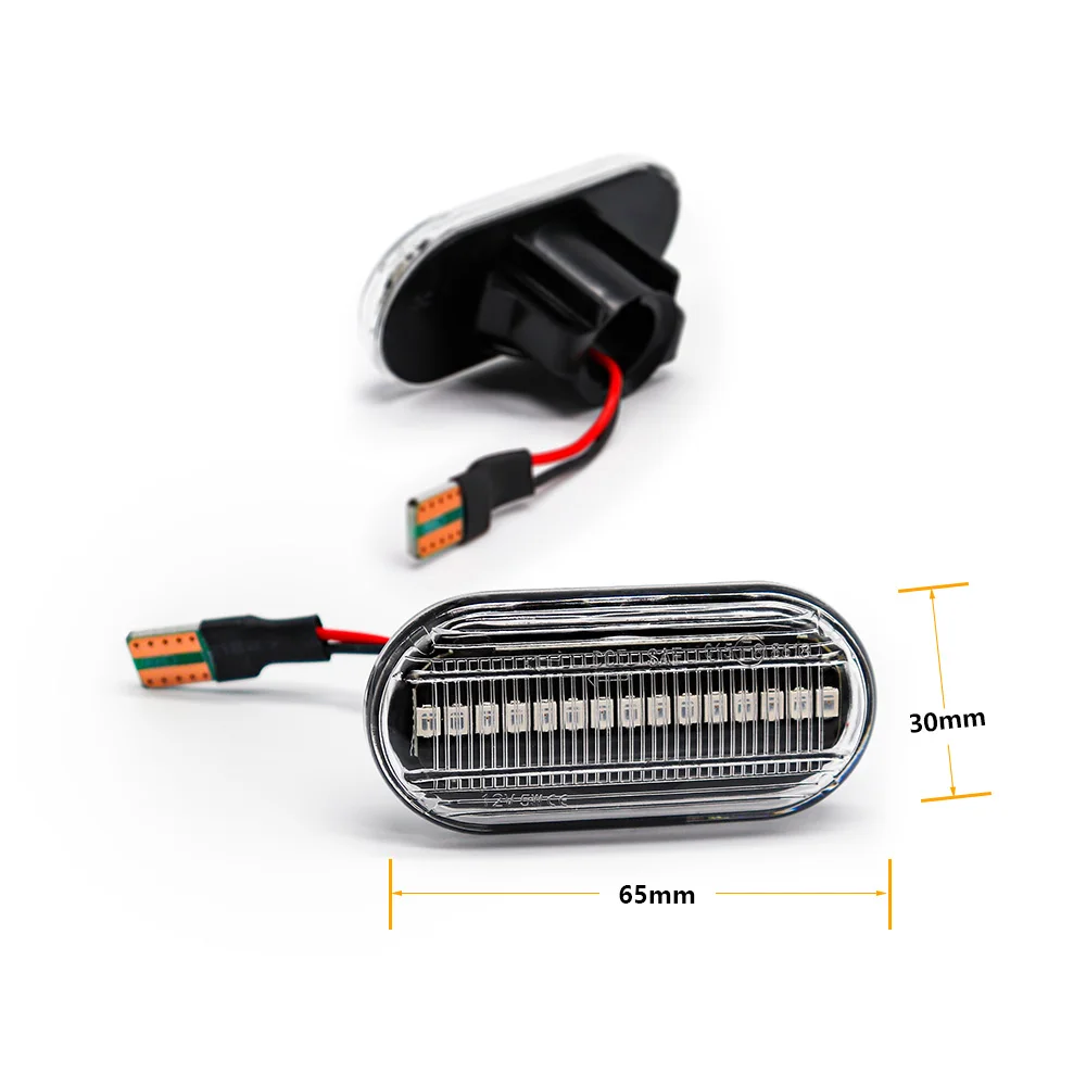 Dynamic Blinkers Turn Signal Side Side Marker Light For Renault Clio 1 2 MEGANE ESPACE TWINGO MASTER Nissan Opel Benz Smart