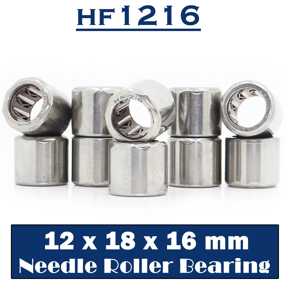 HF1216 Bearing 12*18*16 mm ( 10 PCS ) Drawn Cup Needle Roller Clutch HF121816 FC-12 Needle Bearing