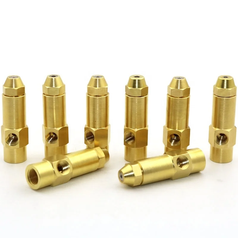 

Brass Boiler Combustion Nozzle Waste Burner Oil Nozzle Gas Burner Siphon Air Atomizer Spray Head ignitor fuel accessories