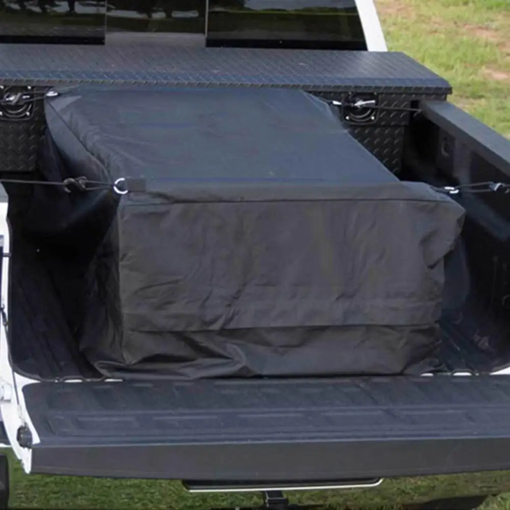 Auto Organizer Car Truck Tail Box Waterproof Truck Bag Durable Truck Bed Storage Bag With 4 Handles For Transportation