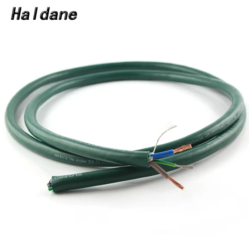 Haldane HIFI Amplifier CD player Audio Cable PL-1500 Pure Copper Audiophile DIY AC Power Cable