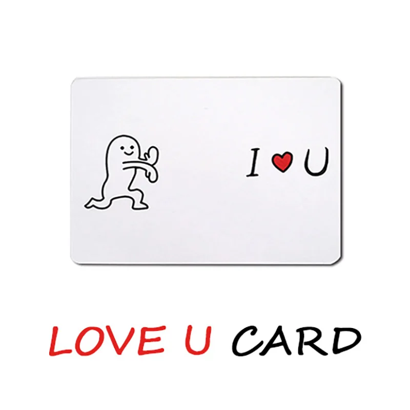 

LOVE U Card от Hyde Card магические трюки Волшебные трюки магия карточка крупным планом уличная Иллюзия трюк магический трюк детская игрушка-пазл