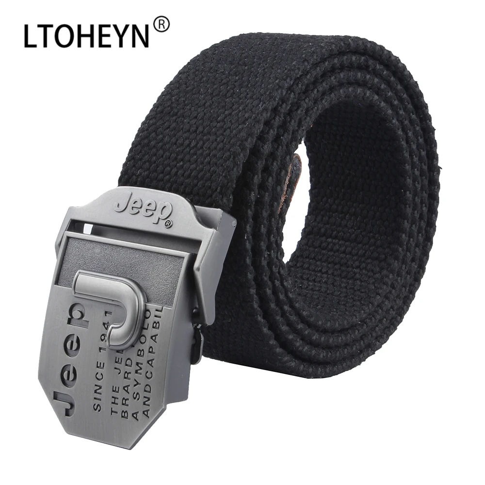 Hot Sale Men Outdoor Tactical Canvas Belt High Quality Alloy Tactical Belt Buckle Police Military Nylon Belt 110-140 Bigger Size