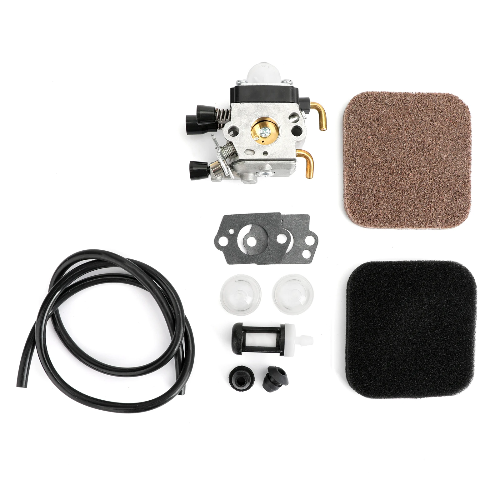 Areyourshop Carburetor For Stihl FS85 FS75 FS80 KM85 HS75 HS80 HS85 Carb Air Fuel Filter Kit 4137-120-0614 C1Q-S157 C1Q-S69A