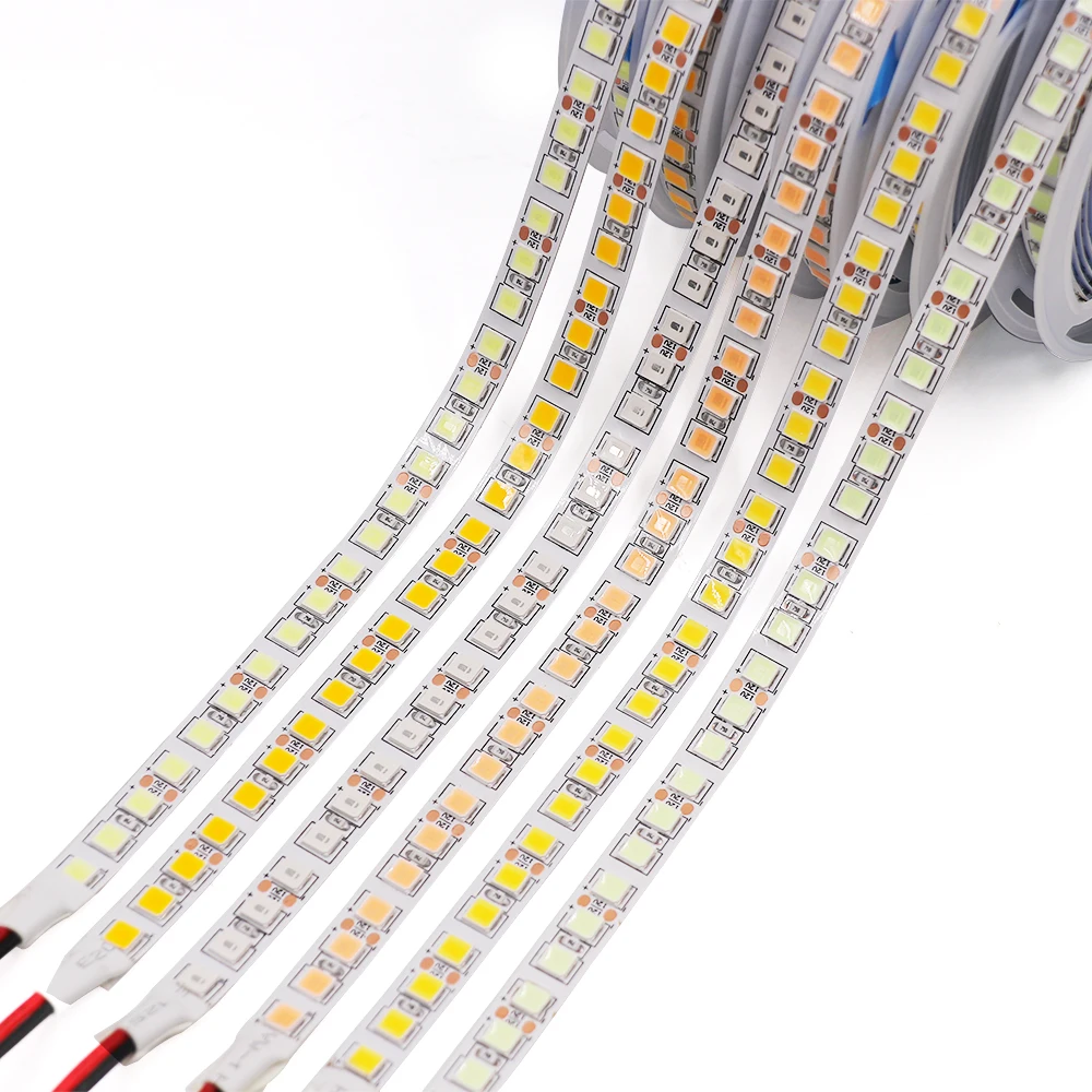 5M LED Strip Light 12V SMD5054 120Leds/m Flexible LED Tape Ribbon Waterproof Stripe diode Tape Natural Warm White Ice Blue Red