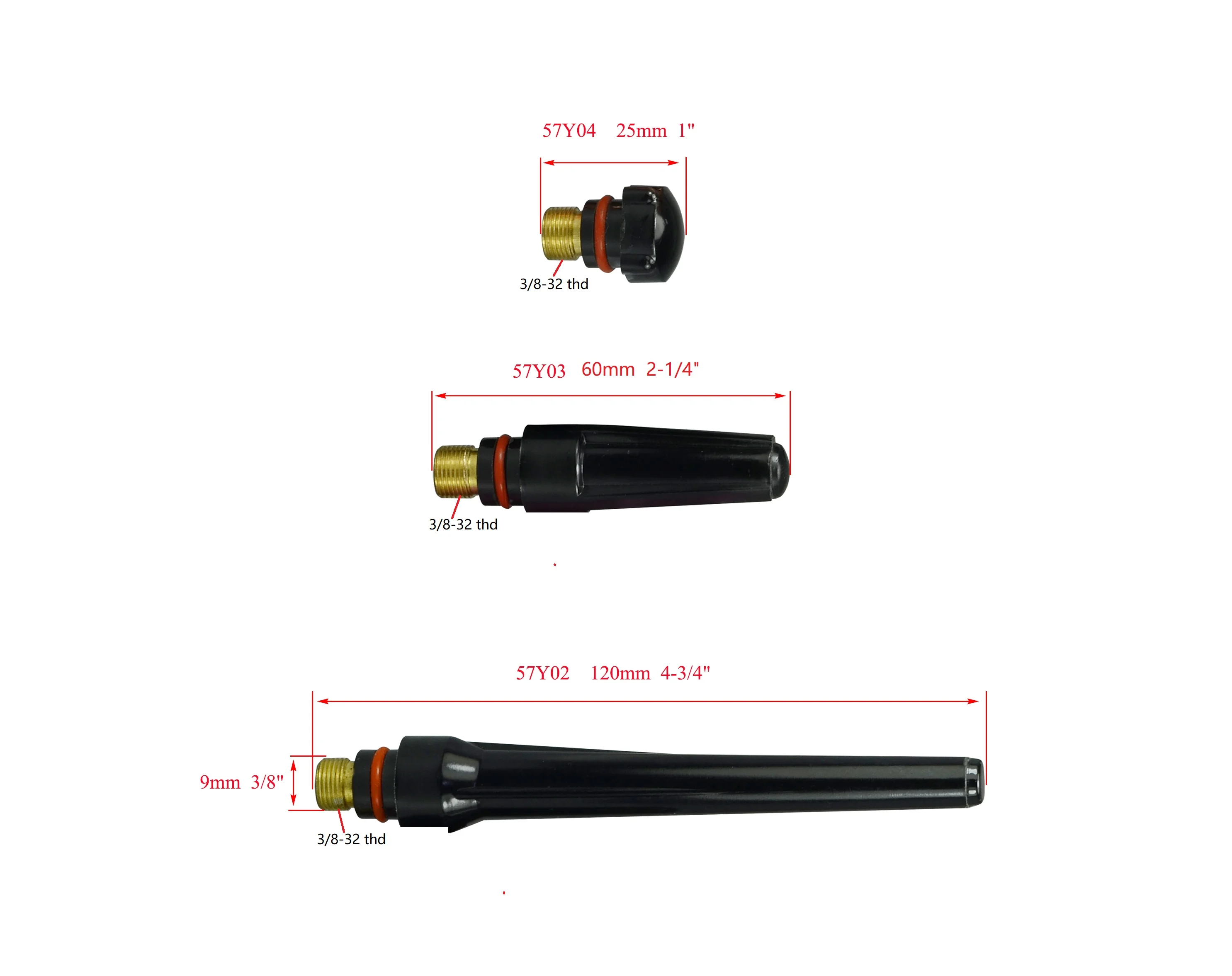 2% Thoriated Tungsten Electodes Gemuk Gas Lensa Collet 1.6 Mm & Keramik Nozel Kit Habis Pas Las TIG WP 17 18 26,17 Pcs