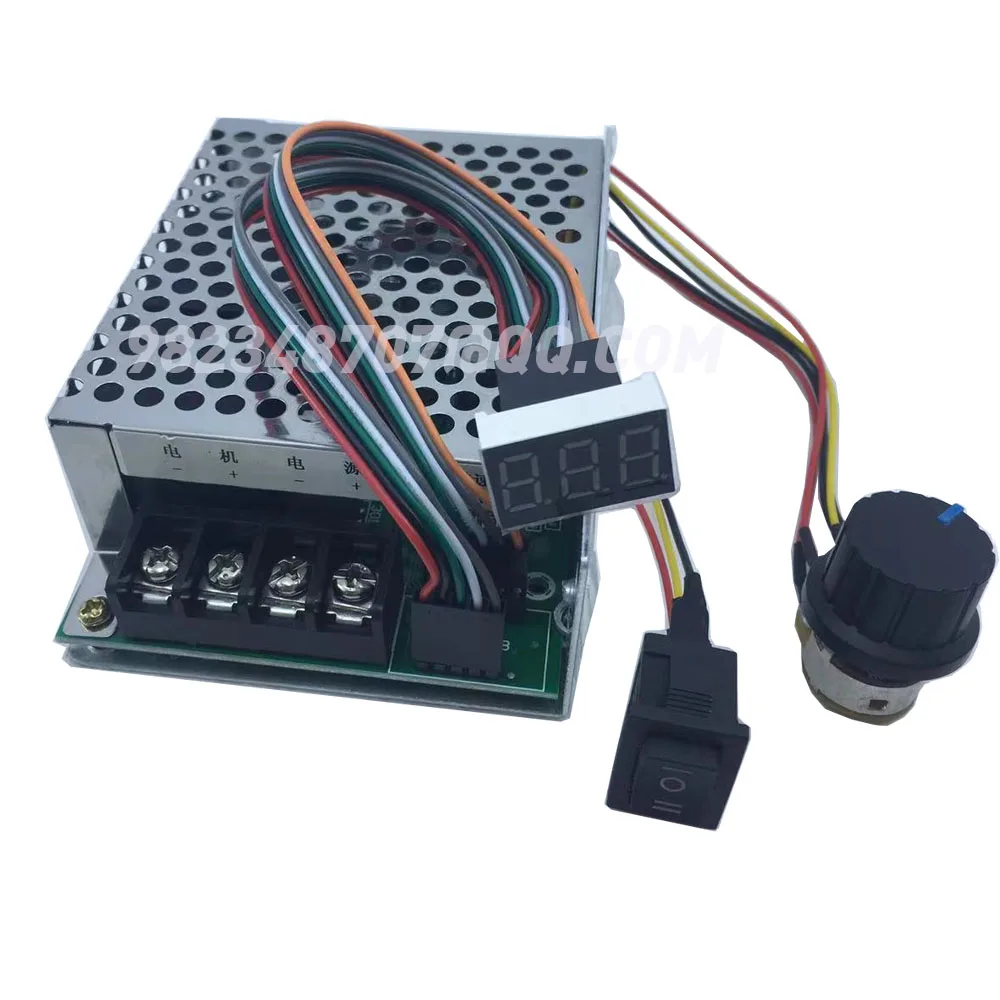 40A two-way forward rotation reverse rotation DC motor speed controller with digital display scale tachometer 12V24V36V48V