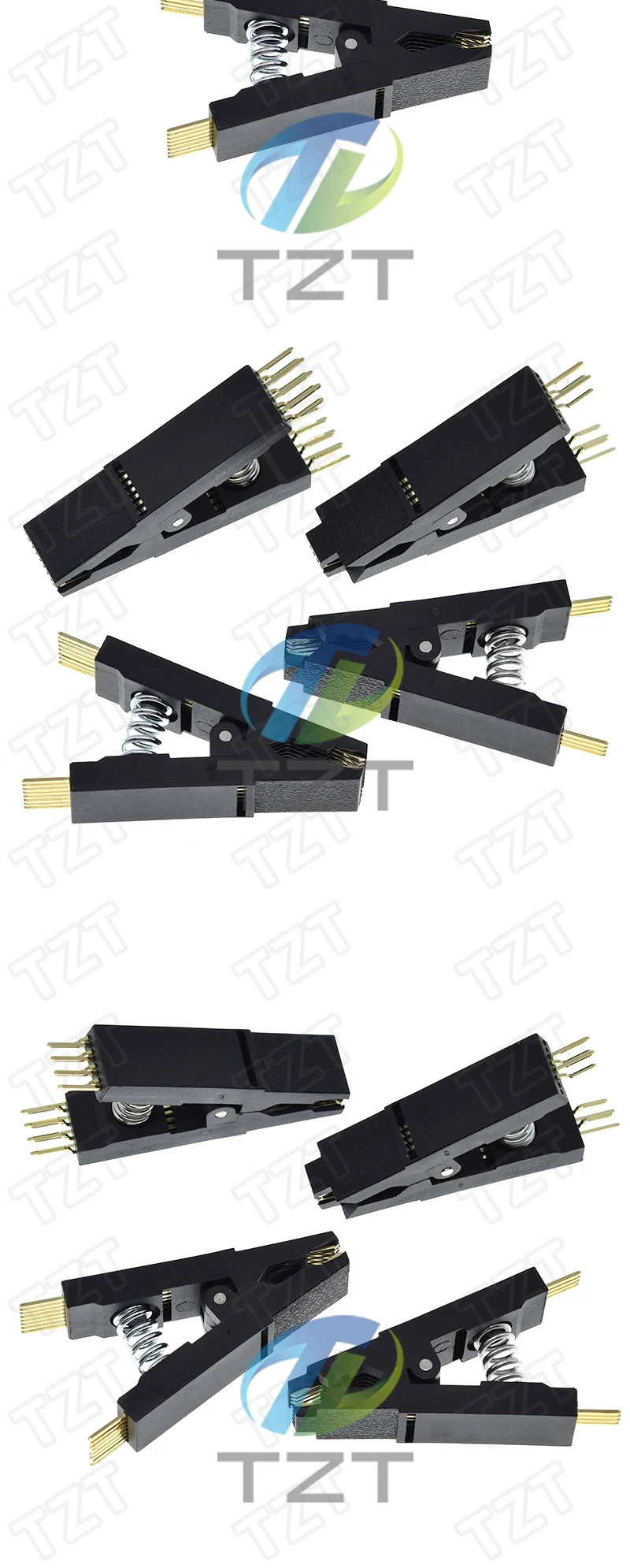 TZT 1/3PCS Programmierer Test Clip SOP8 SOP16 SOP SOIC 8 SOIC 16 SOIC8 SOIC16 SOIC8 DIP16 DIP 8 Pin DIP 16 Pin IC Test Klemme – Detail 6