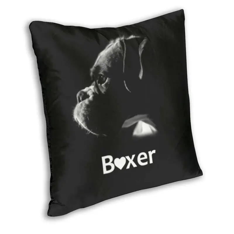 Cool Boxer Dog Love Square Throw Pillow Case Decoration 3D Double-sided Printing Animal Cushion Cover for Car