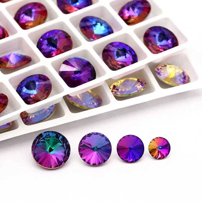 Astrobox New Rivoli Rhinestone  Sew On Rhinestone Loose Beads DIY Jewelry Making Nail Art Rhinestone Clothing Accessories