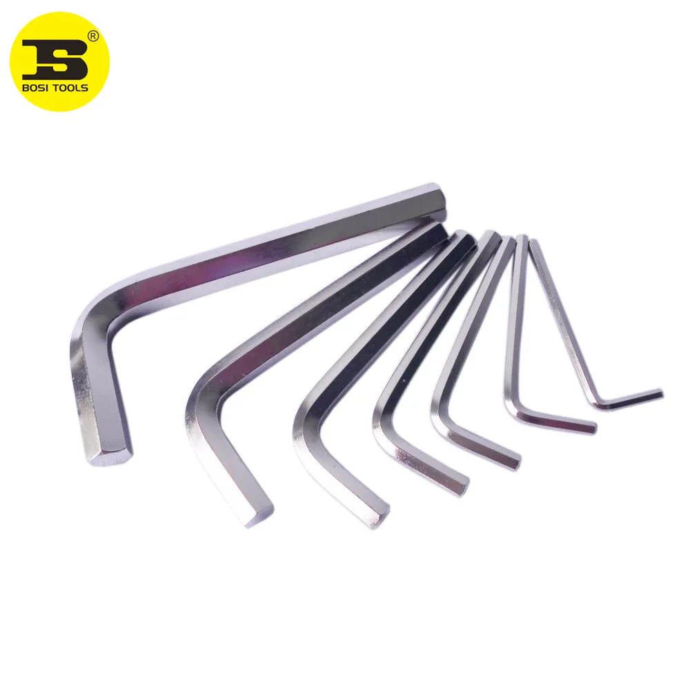 

BOSI 7PC (3-12mm) Hex Wrench Set With Bag