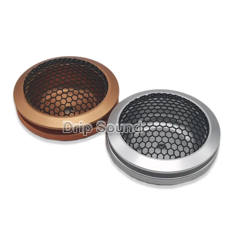 Osłona głośnika wysokotonowego samochodowego z aluminium 1,5 cala, siatka konwersyjna, dekoracyjny okrągły element audio samochodowego, pełna metalowa siatka, 64 mm — zdjęcie 7