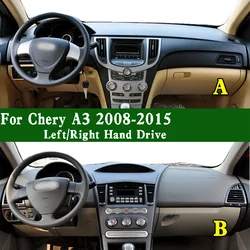 For Chery A3 J3 M11 M12 2008 - 2015 Dashboard Cover Instrument Panel Dash Mat Anti-slip Anti-Dirt Proof Sunscreen Dashmat Pad