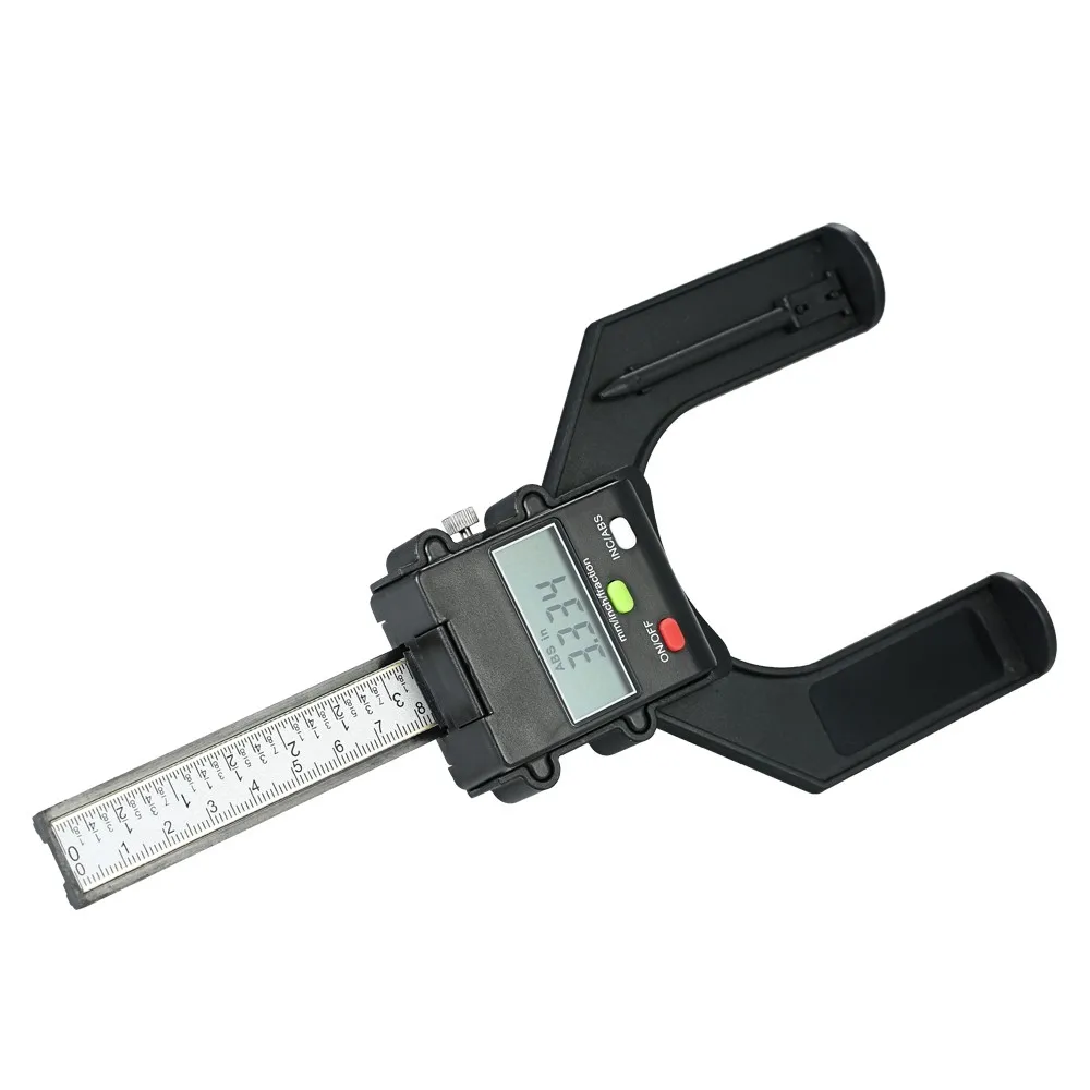 Digital LCD Display Height Gauge Depth Gauge Table Saw Height Gauge with Units Locking Screw for Woodworking Router Table