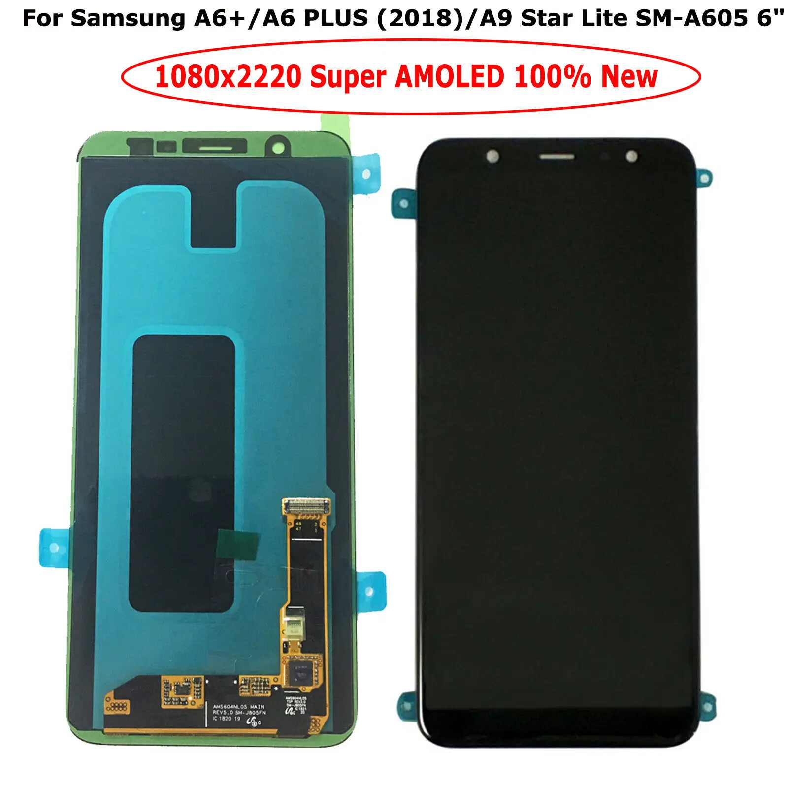 

OEM 6“ For Samsung A6+ / A6 PLUS (2018) / A9 Star Lite SM-A605 LCD Display Touch Screen