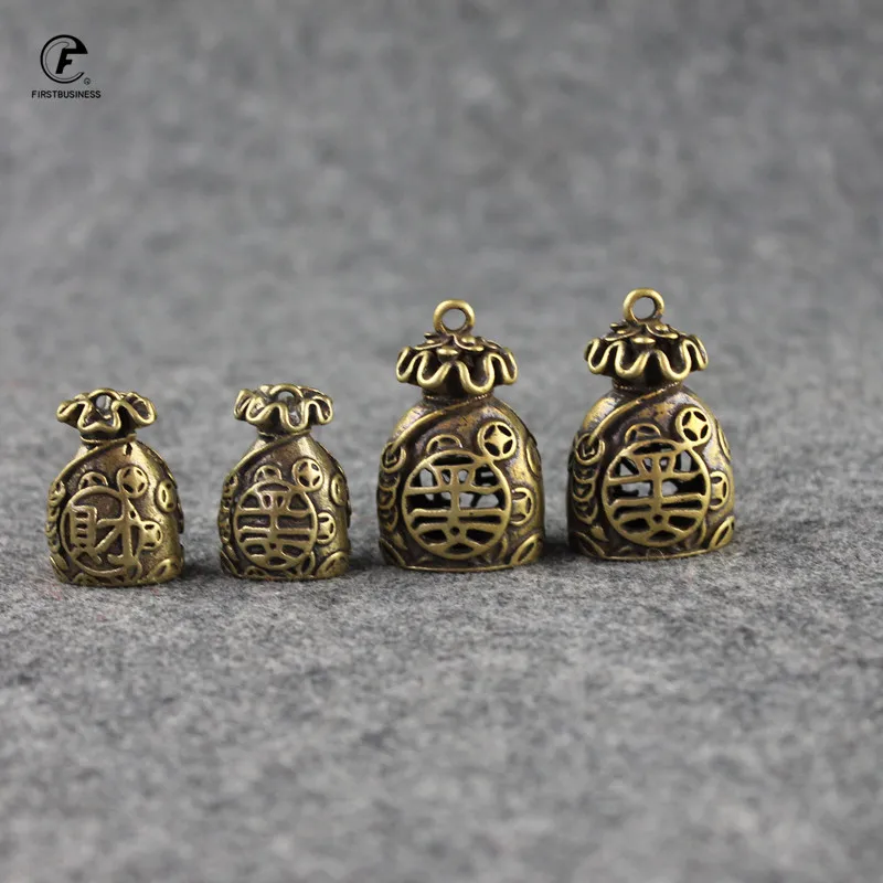 خمر النحاس محظوظ الدولارات حقيبة المال التماثيل الحلي مكتب زينة اليدوية النحاس سيارة مفتاح قلادة عصابة ديكور المنزل الحرفية #6