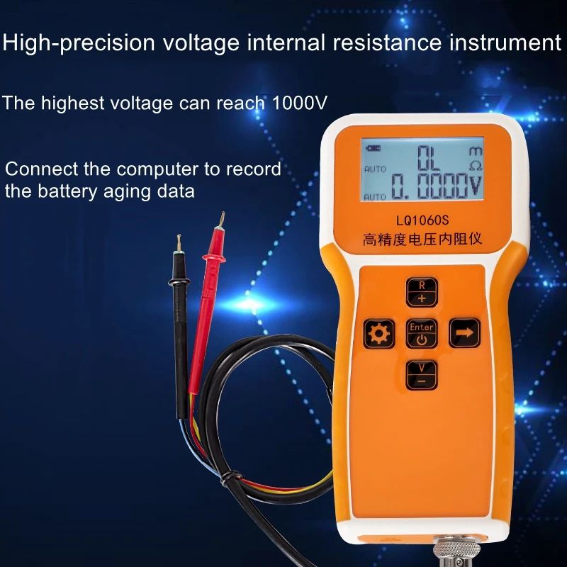 

Высокоточный тестер внутреннего сопротивления литиевой батареи LQ1060S тестер внутреннего сопротивления элементов 100 в тестер напряжения