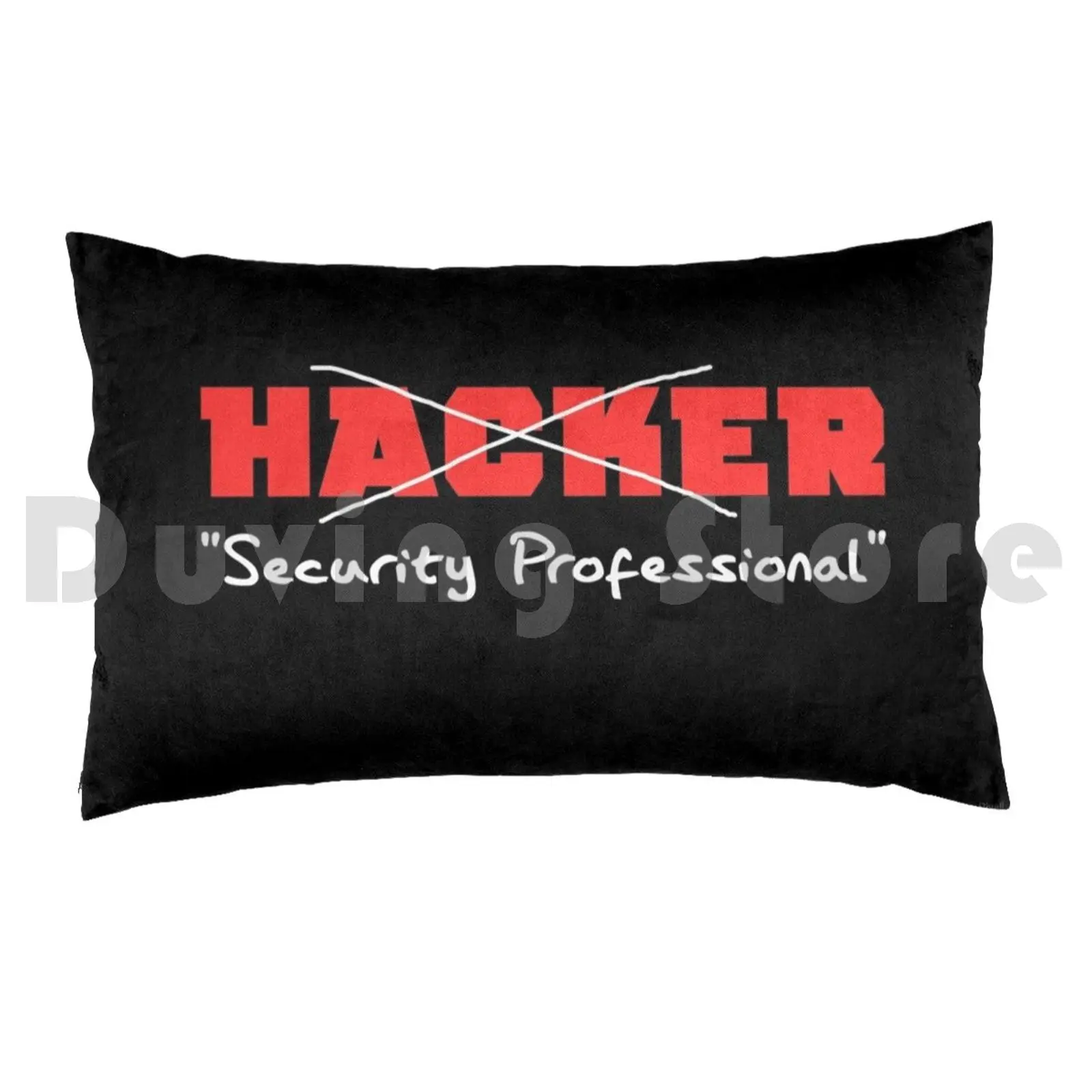 Hacker Security Professional : Ethical Hacker & ; Online Cyber Expert Pillow Case Printed 50x75 Online